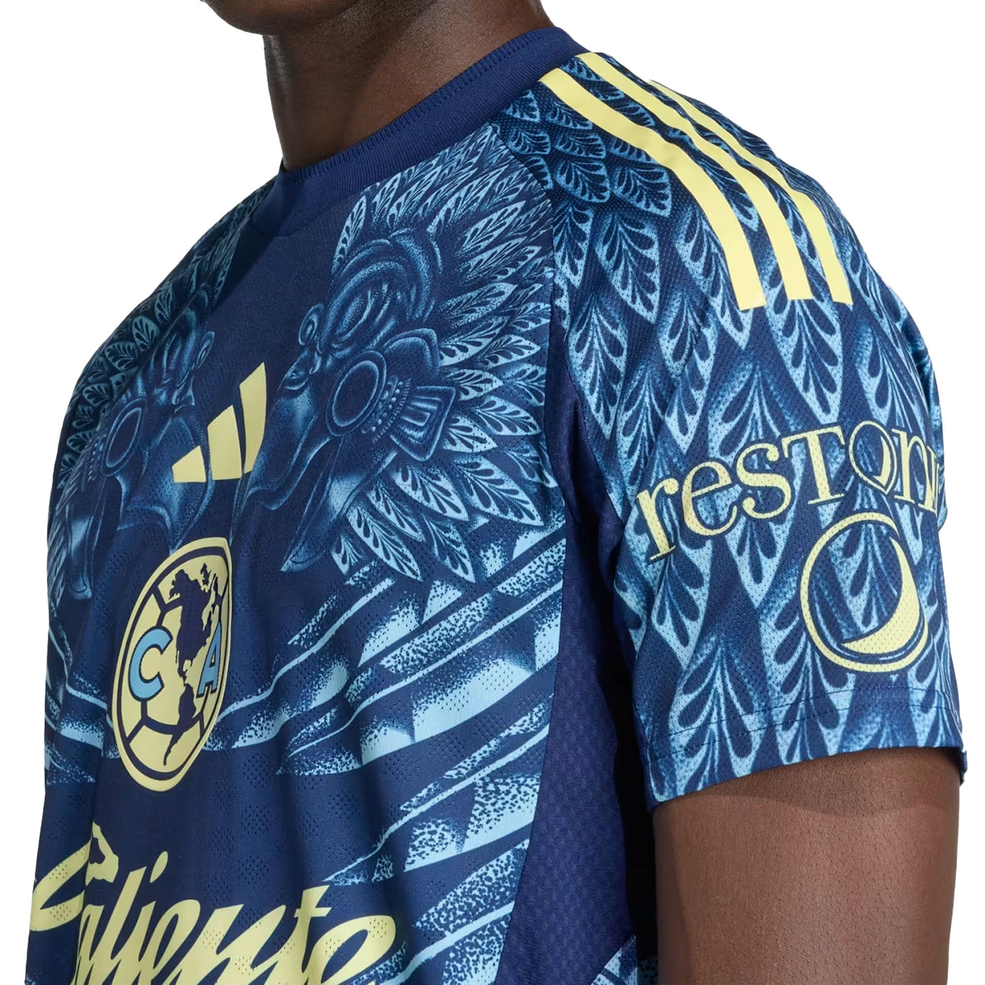 adidas Men's Club America 2025/26 Authentic Away Jersey Team Navy Blue Crest