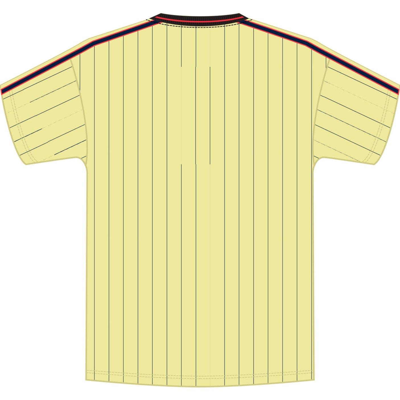 adidas Men's Club America 2026 Icon Jersey Pearl Citrine Back