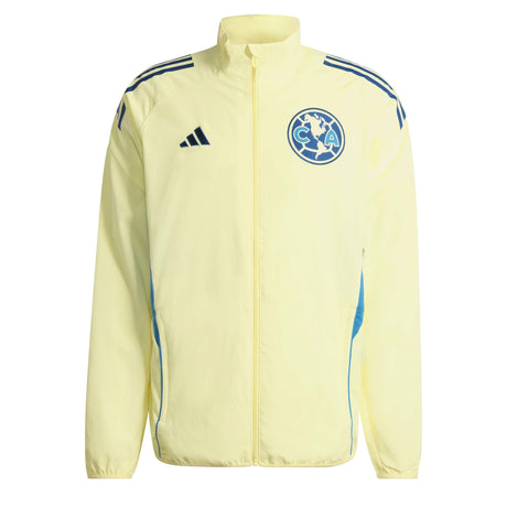 adidas Men's Club America Presentacion Jacket Team Yellow Front