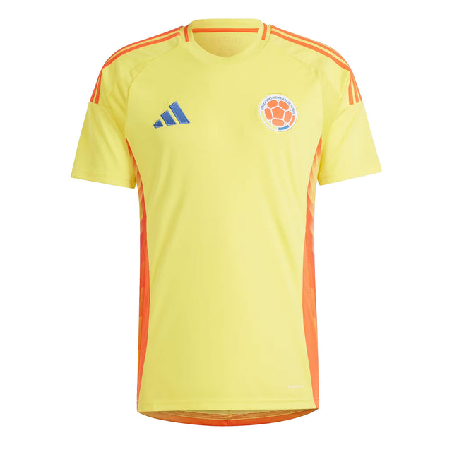 adidas Men's Colombia 2024/25 Home Jersey Yellow Front