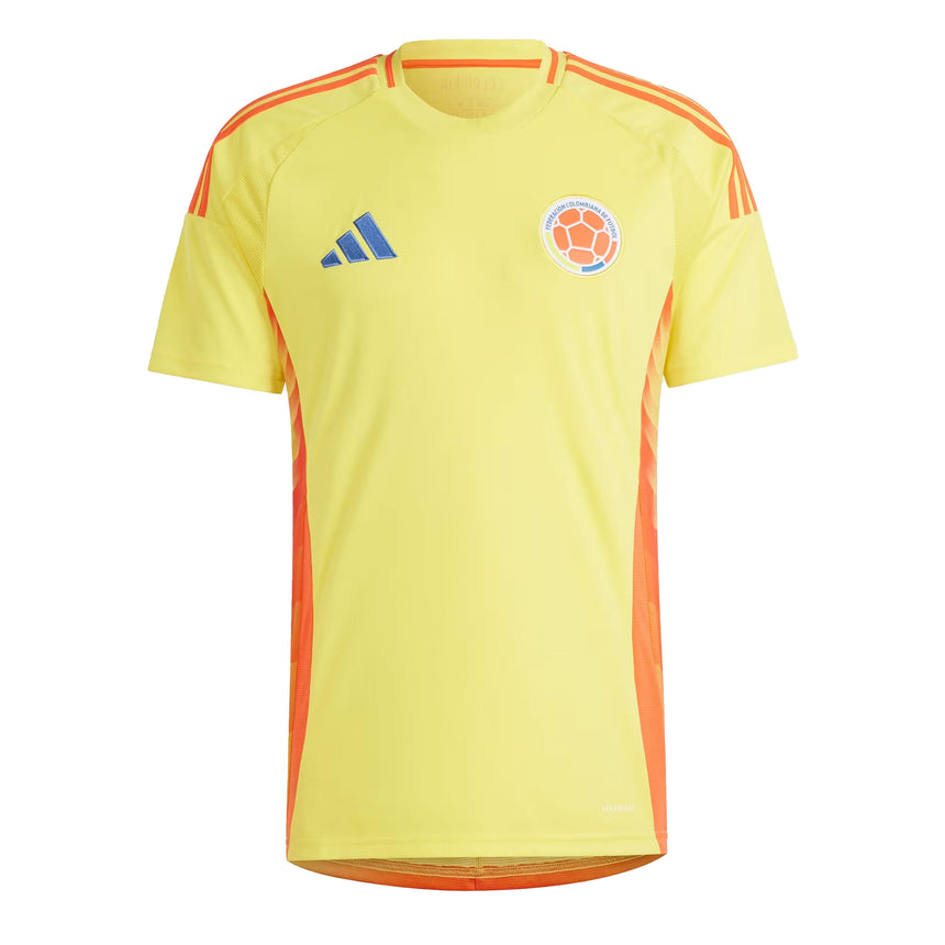 adidas Men's Colombia 2024/25 Home Jersey Yellow Front