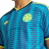 adidas Men's Colombia World Cup 2026 Authentic Away Jersey Blue Crest