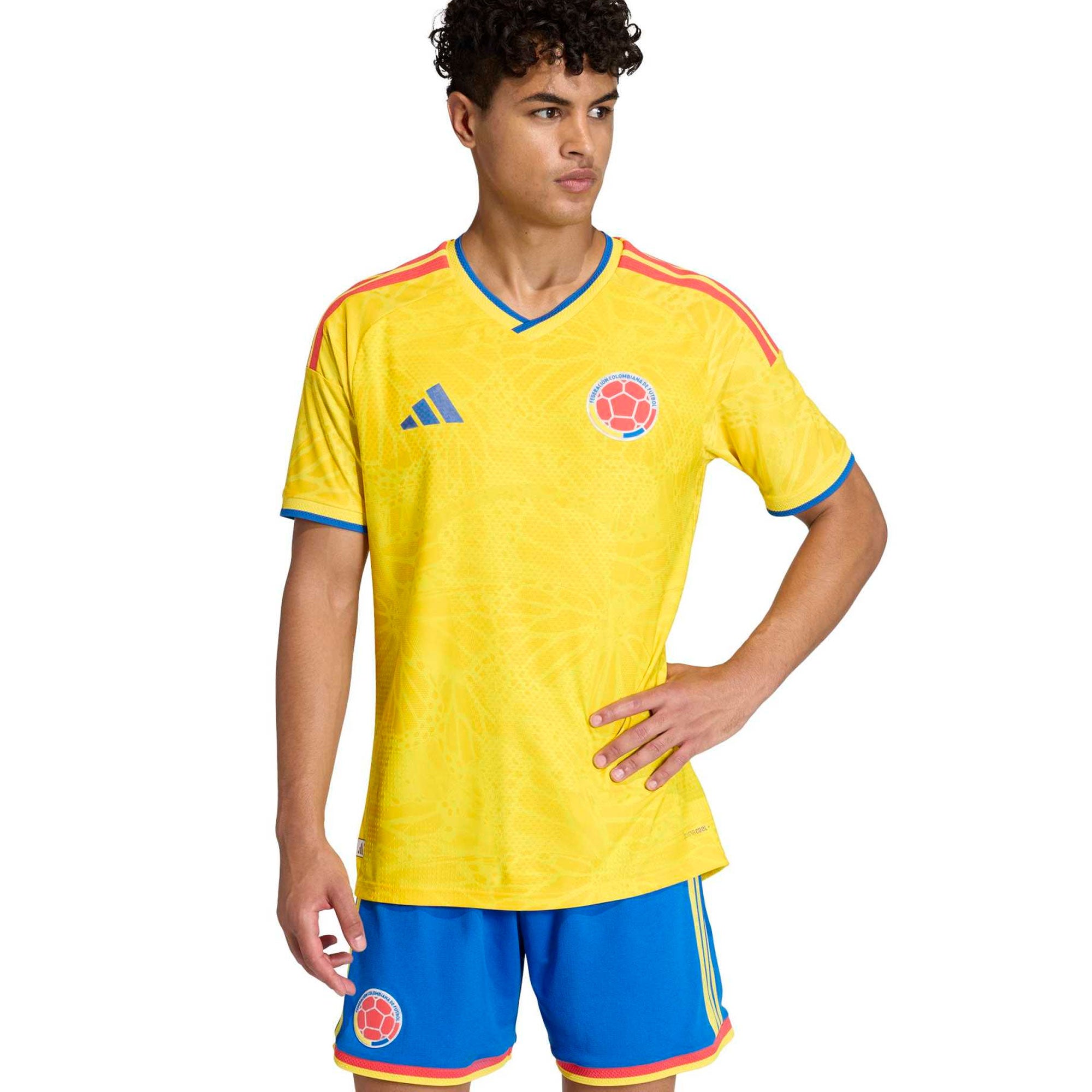 adidas Colombia Men's Home Authentic Soccer Jersey World Cup 2026