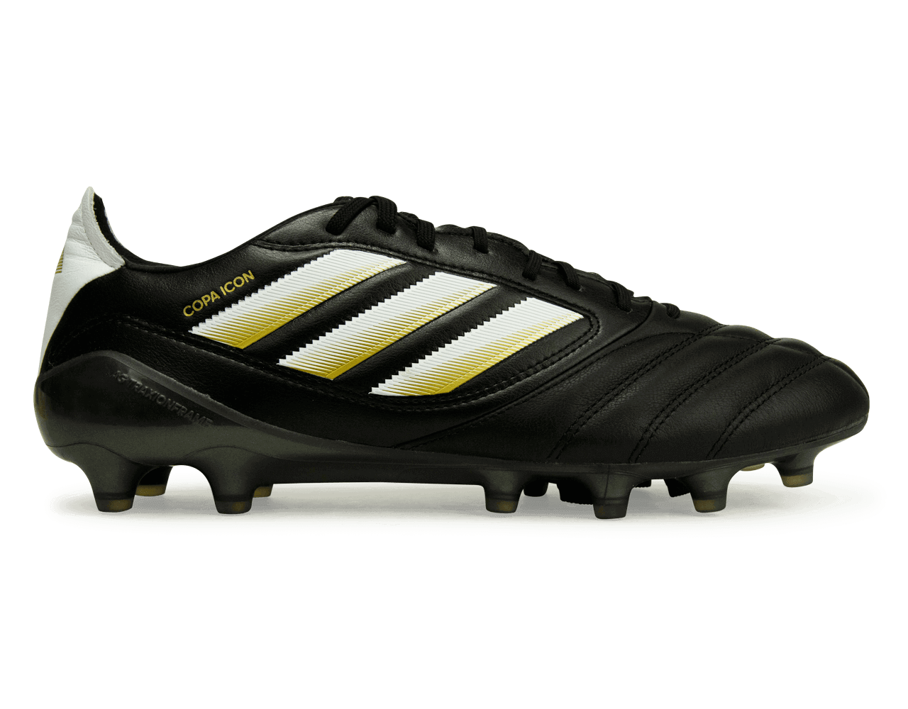 adidas Men's Copa Icon II FG/AG Black/White/Gold – Azteca Soccer