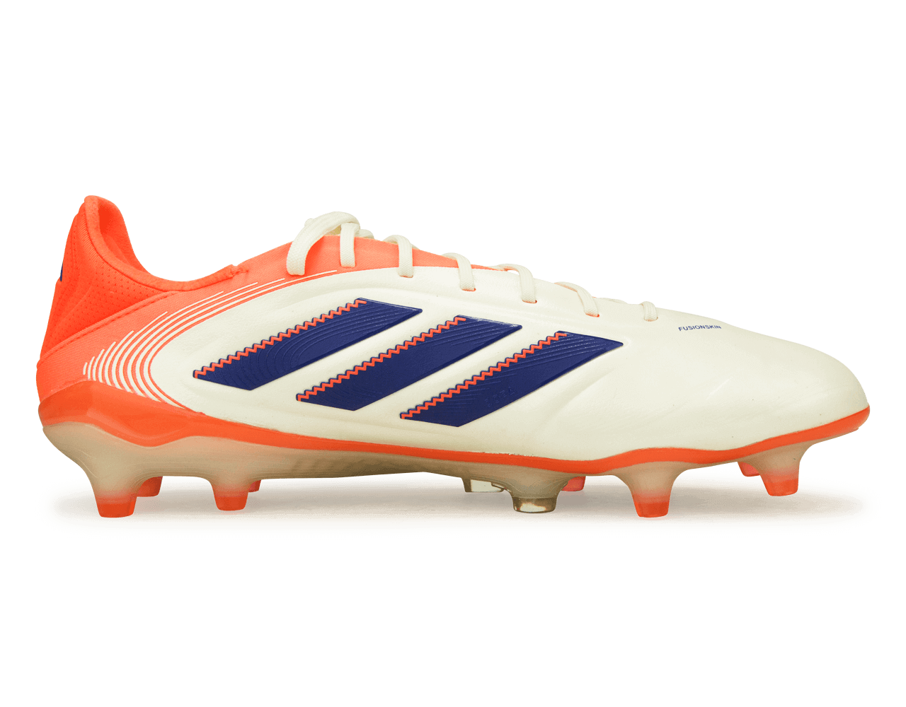 adidas Men's Copa Pure III Elite FG Off White/Blue/Coral Side