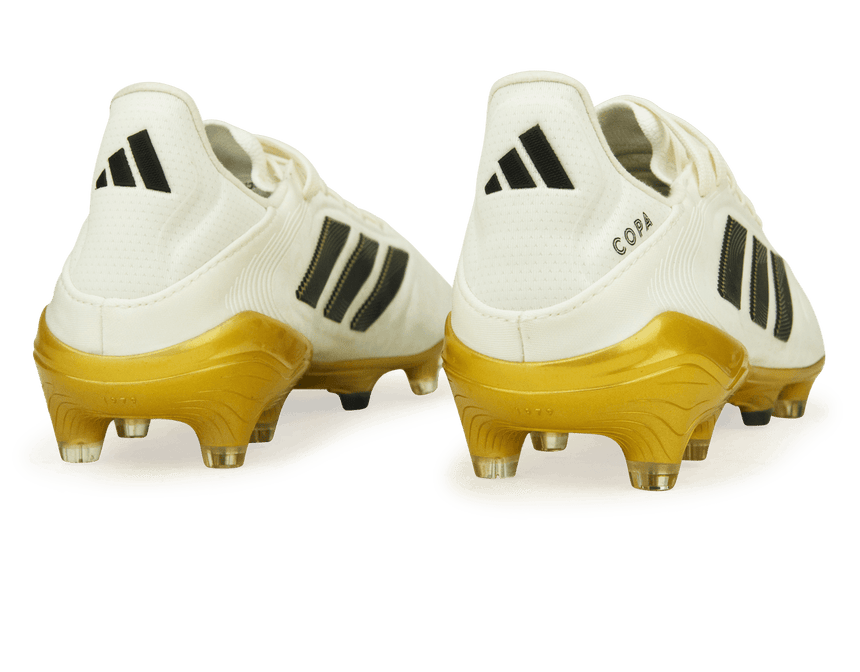 adidas Men's Copa Pure III Elite FG White/Black/Gold – Azteca Soccer
