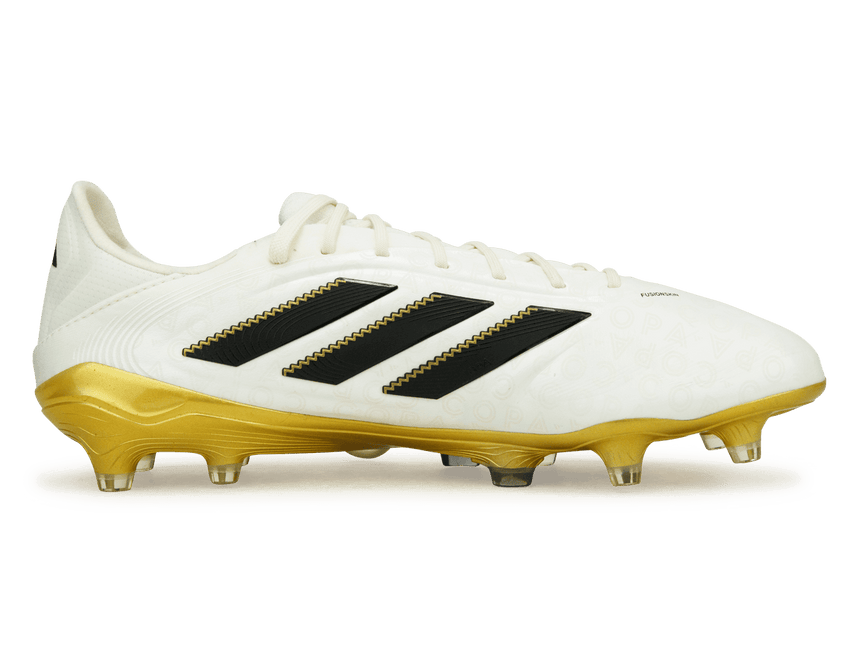 adidas サッカーシューズ ホワイト/ブラック/ゴールド adidas Men's Copa Pure III Elite FG White/Black/Gold – Azteca Soccer