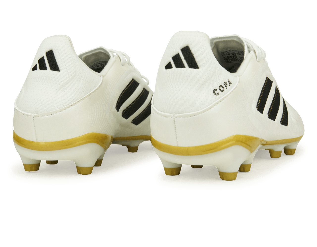 adidas Men's Copa Pure III League FG/MG White/Black/Gold – Azteca