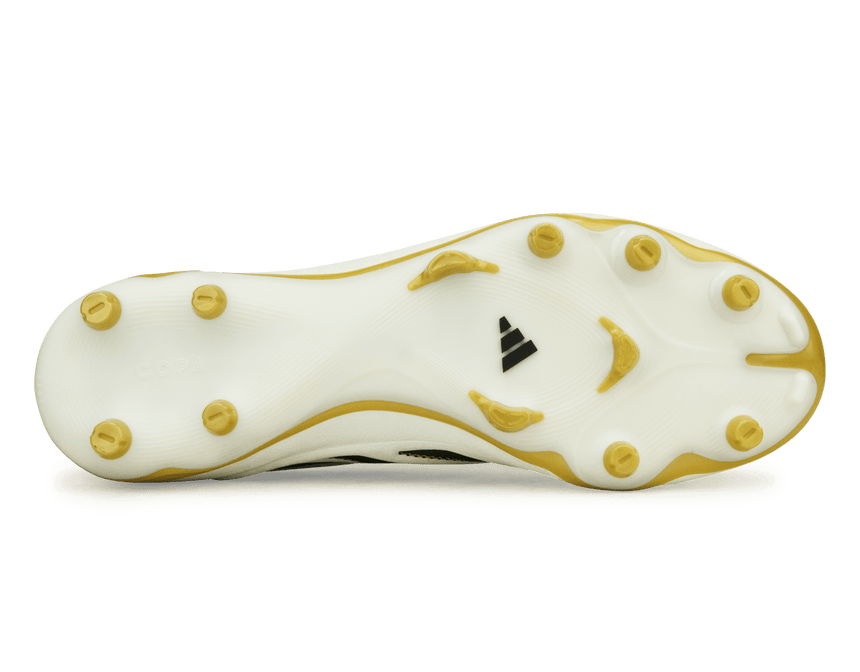 adidas Men's Copa Pure III League FG/MG White/Black/Gold Sole