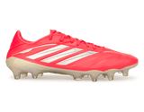 adidas Men's Copa Pure IV Elite FG Soccer Cleats Solar Red/Ivory/Black