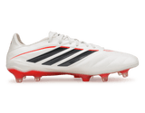 adidas Men's Copa Pure IV Elite FG White/Black/Red Side