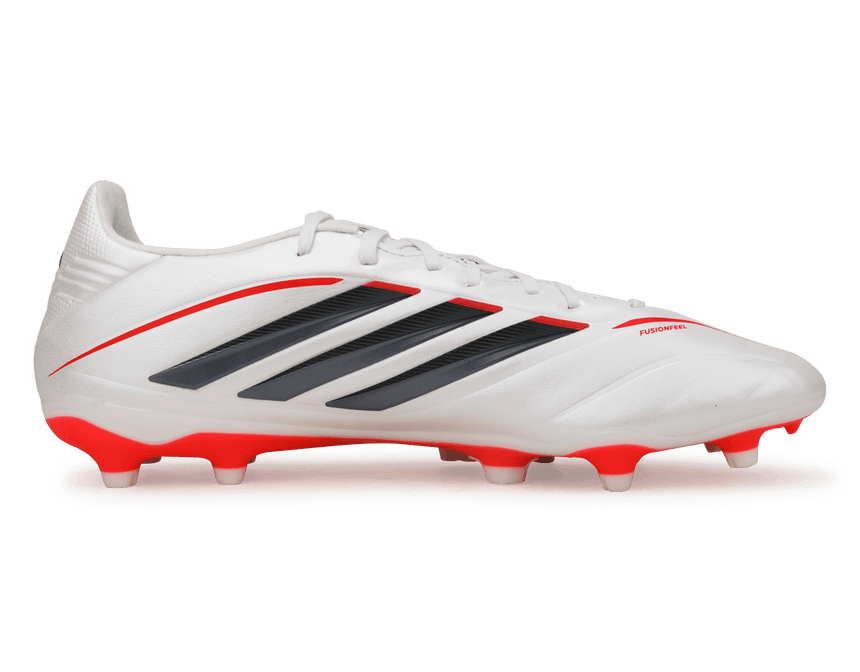 adidas Men's Copa Pure IV League FG White/Black/Red Side