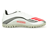 adidas Men's F50 Club Messi TF White/Red/Silver