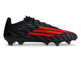 adidas Men's F50 Elite FG Black/White/Red Side