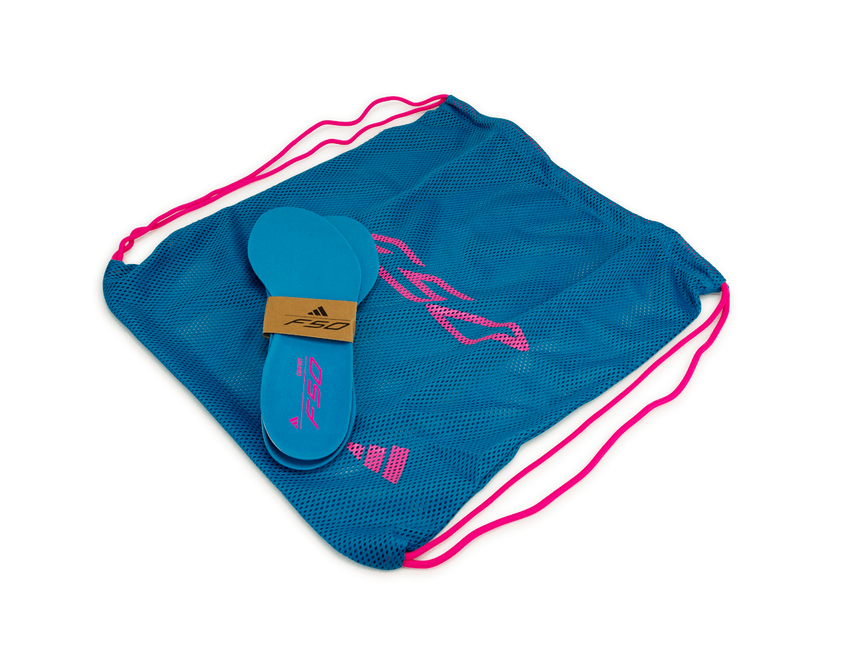 adidas Men's F50 Elite FG Blue/White/Pink Shoebag