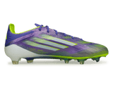 adidas Men's F50 Elite FG Purple/White/Lemon Side
