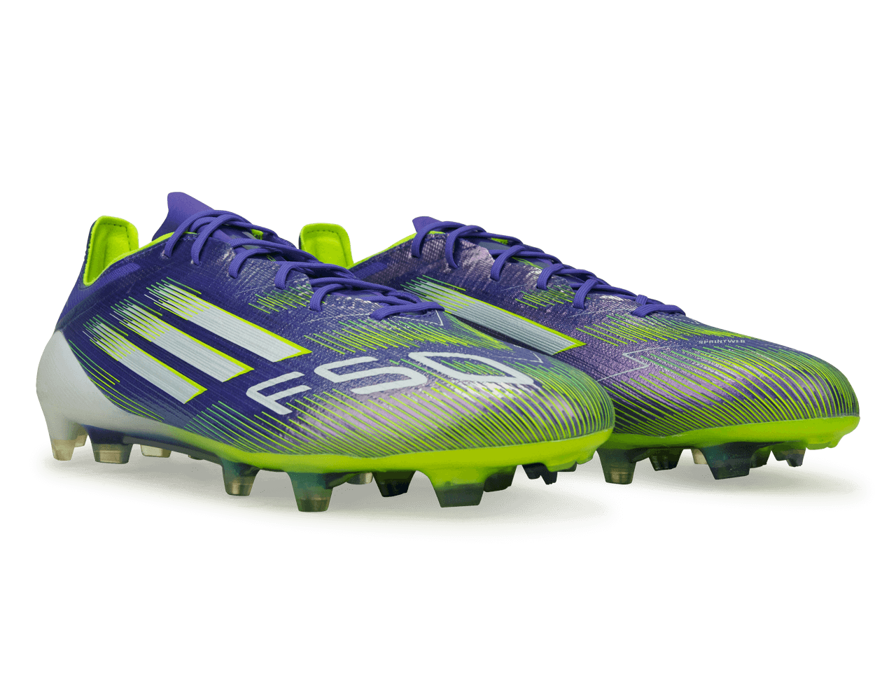Adidas F50 Elite SG Soccer Cleats Men\'s Size 11 Purple Rush Lucid Lemon JH7633 F50 Elite FG [Purple/White/Lucid Lemon] – Tursi Soccer Store main image 3