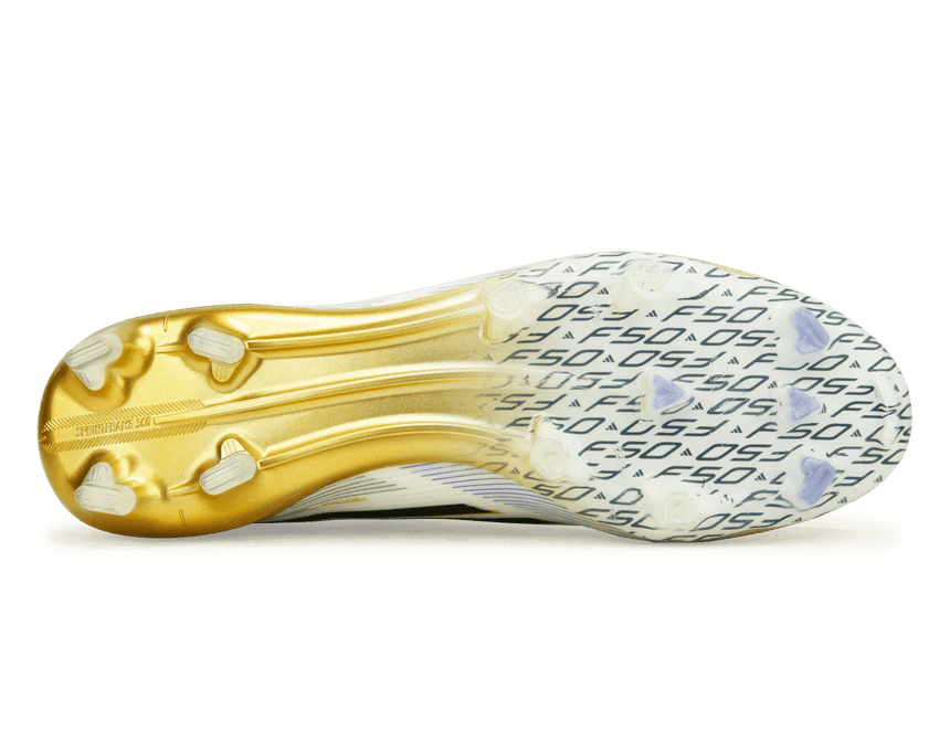 adidas Men's F50 Elite FG White/Black/Gold – Azteca Soccer