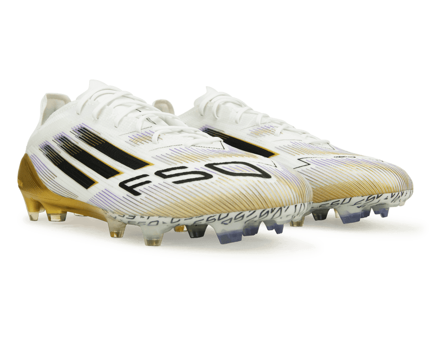 adidas Men's F50 Elite FG White/Black/Gold – Azteca Soccer