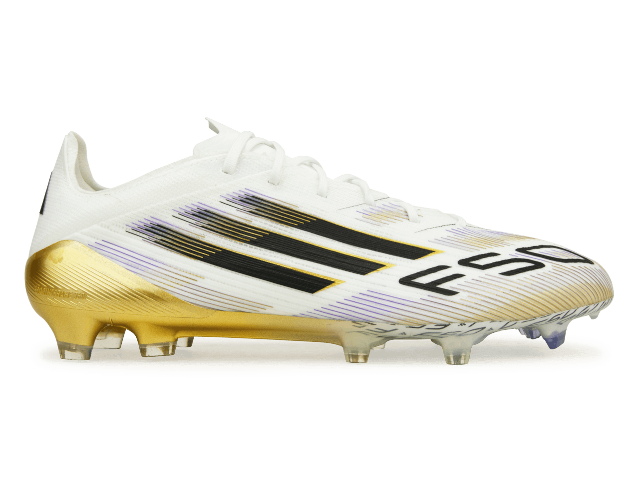 adidas Men's F50 Elite FG White/Black/Gold – Azteca Soccer
