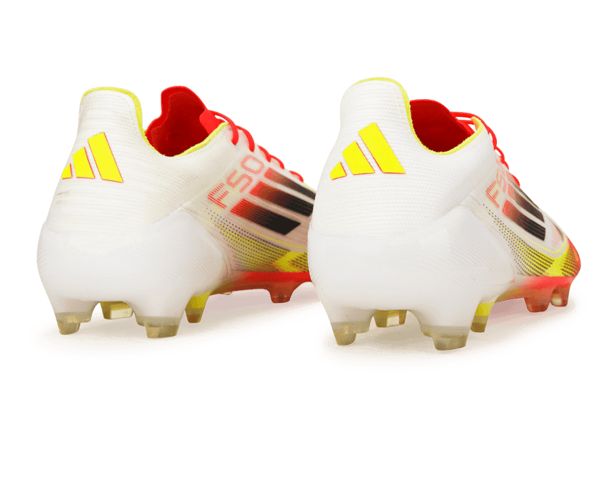 adidas Men's F50 Elite FG White/Black/Yellow Rear