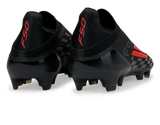 adidas Men's F50 Elite Laceless FG Black/White/Red Rear