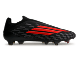 adidas Men's F50 Elite Laceless FG Black/White/Red Side