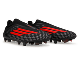 adidas Men's F50 Elite Laceless FG Black/White/Red Together