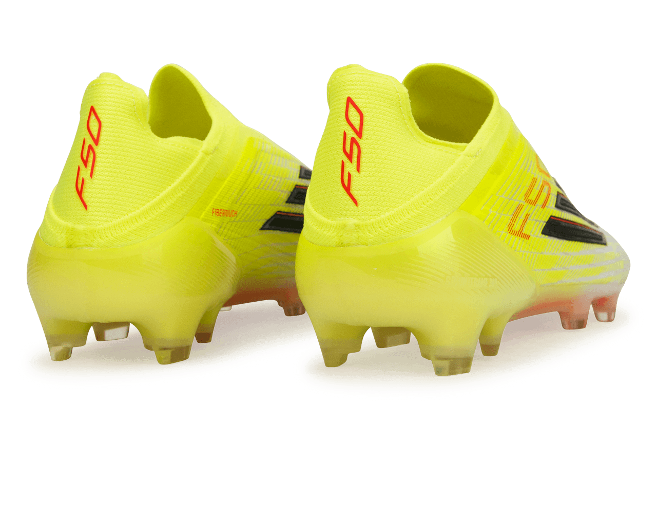 adidas Men's F50 Elite LL FG Solar Yellow/Black/Red Rear