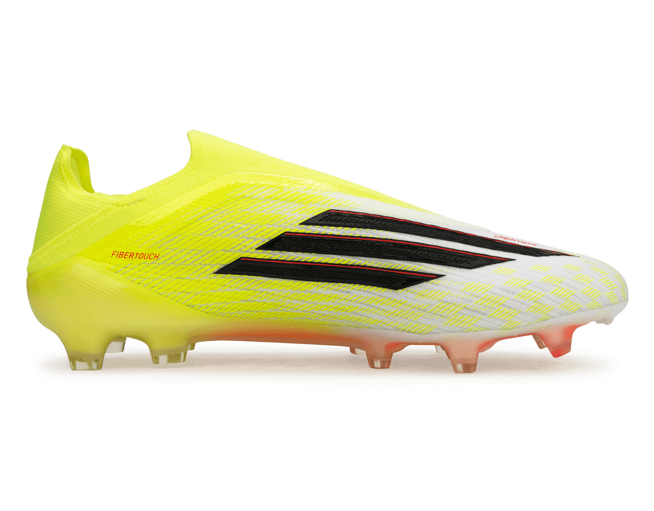 adidas Men's F50 Elite LL FG Solar Yellow/Black/Red Side