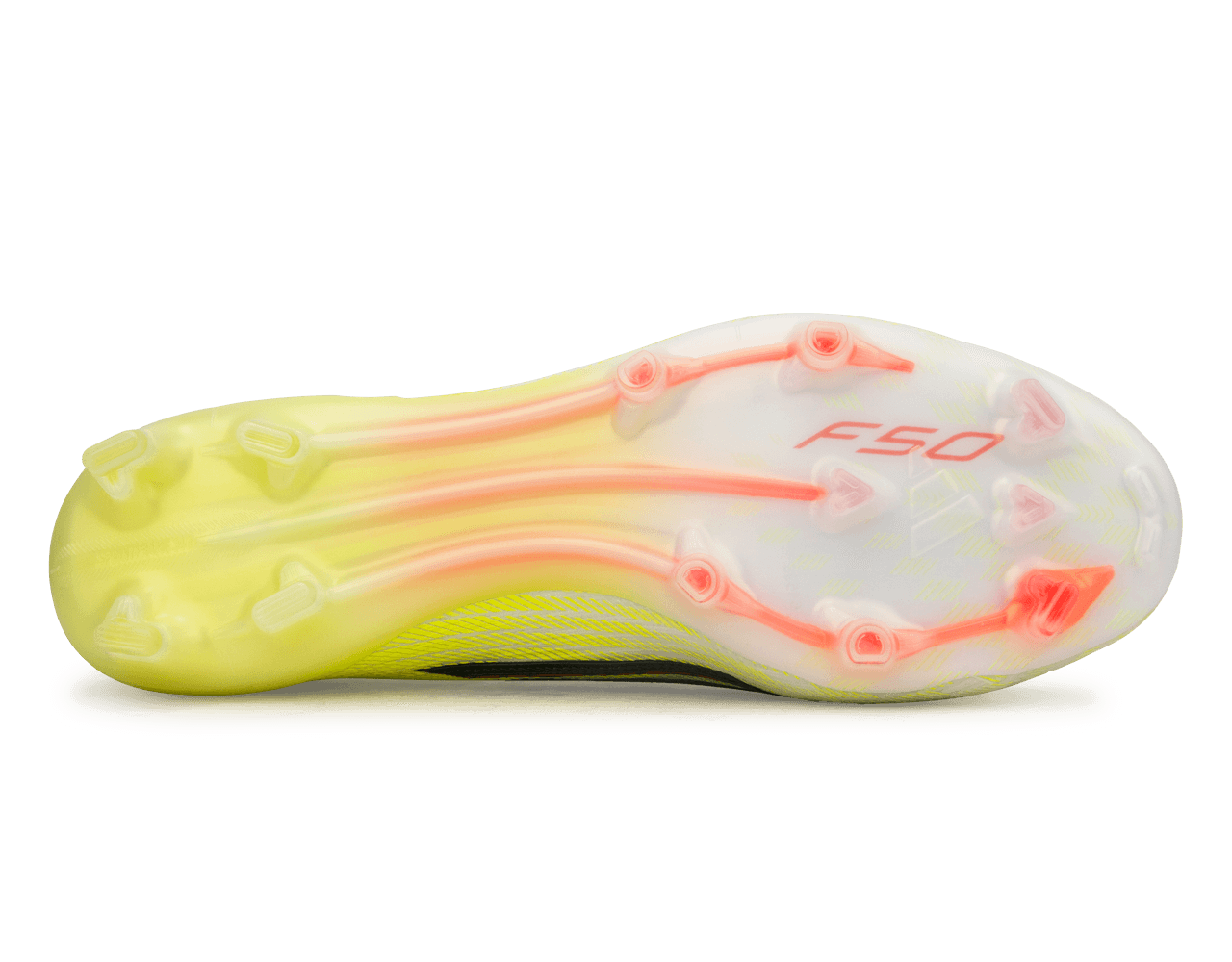 adidas Men's F50 Elite LL FG Solar Yellow/Black/Red Sole