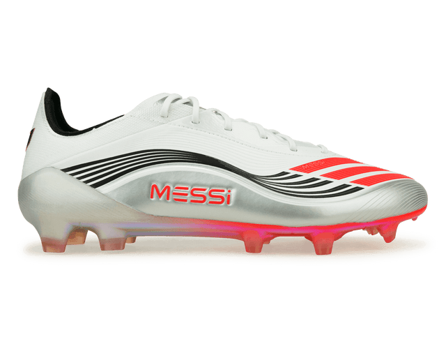 adidas Men's F50 Elite Messi FG White/Red/Silver – Azteca Soccer adidas Men's F50 Elite Messi FG White/Red/Silver – Azteca Soccer