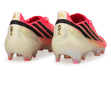 adidas Men's F50 Hyperfast Elite FG Soccer Cleats Pink/Black Heel