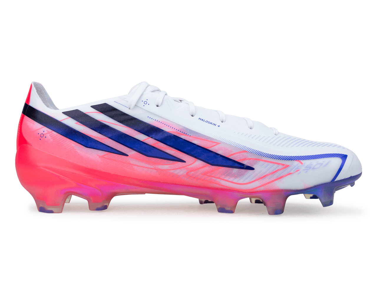  F50 サッカーシューズ ホワイト/パープル adidas Men's F50 Hyperfast Elite FG White/Solar Purple – Azteca Soccer