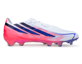 adidas Men's F50 Hyperfast Elite FG White/Solar Purple Side