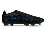 adidas Men's F50 Hyperfast Elite Laceless FG Black Side