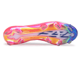 adidas Men's F50 Hyperfast Elite Laceless FG White/Solar Purple Sole