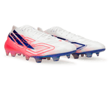 adidas Men's F50 Hyperfast Evo FG White/Solar Purple Pair