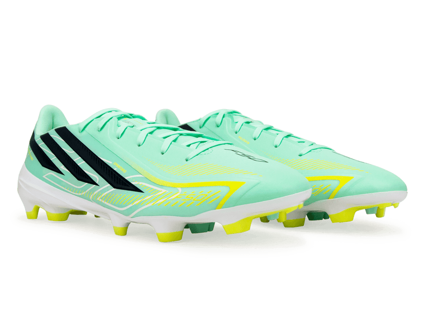 adidas Men's F50 Hyperfast League FG Black/Mint Pair