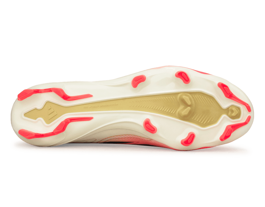 adidas Men's F50 Hyperfast League FG Soccer Cleats Solar Red/Black Sole