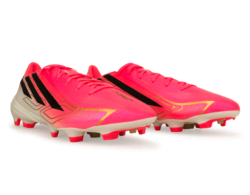 adidas Men's F50 Hyperfast League FG Soccer Cleats Solar Red/Black Together