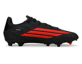 adidas Men's F50 League FG/MG Black/Red/White Side