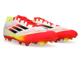 adidas Men's F50 League FG/MG White/Black/Yellow Together