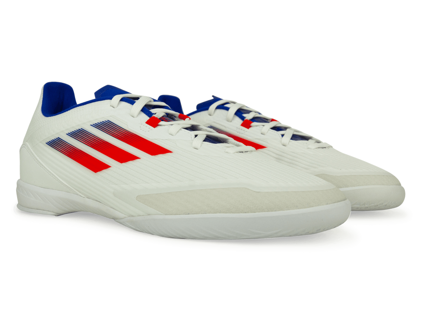 adidas Men's F50 League IN White/Lucid Blue Together