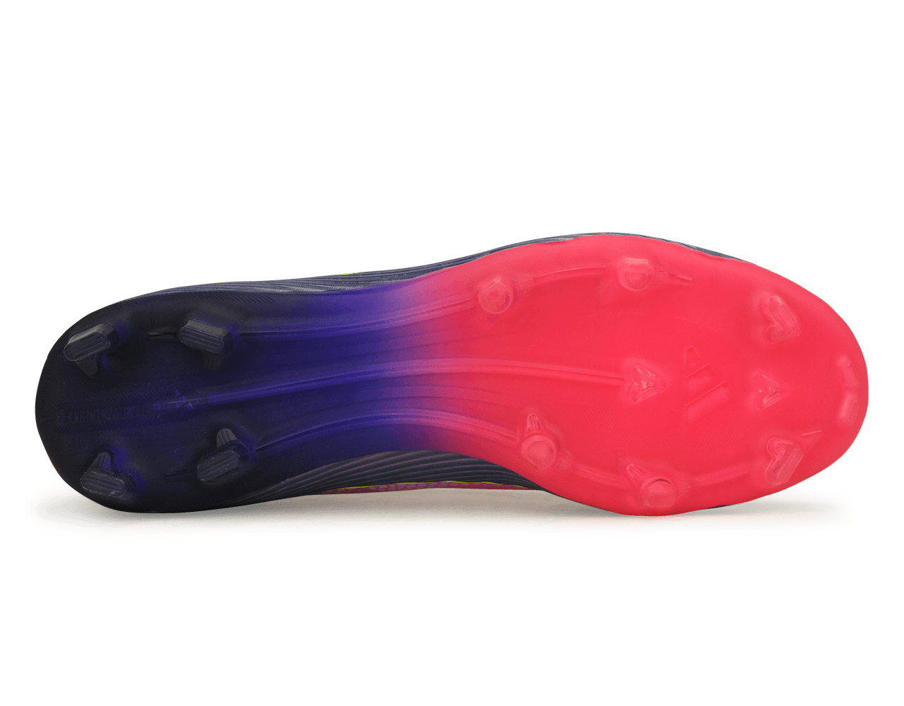 adidas Men's Lamine Yamal F50 League Laceless FG/MG Purple/Lemon Sole