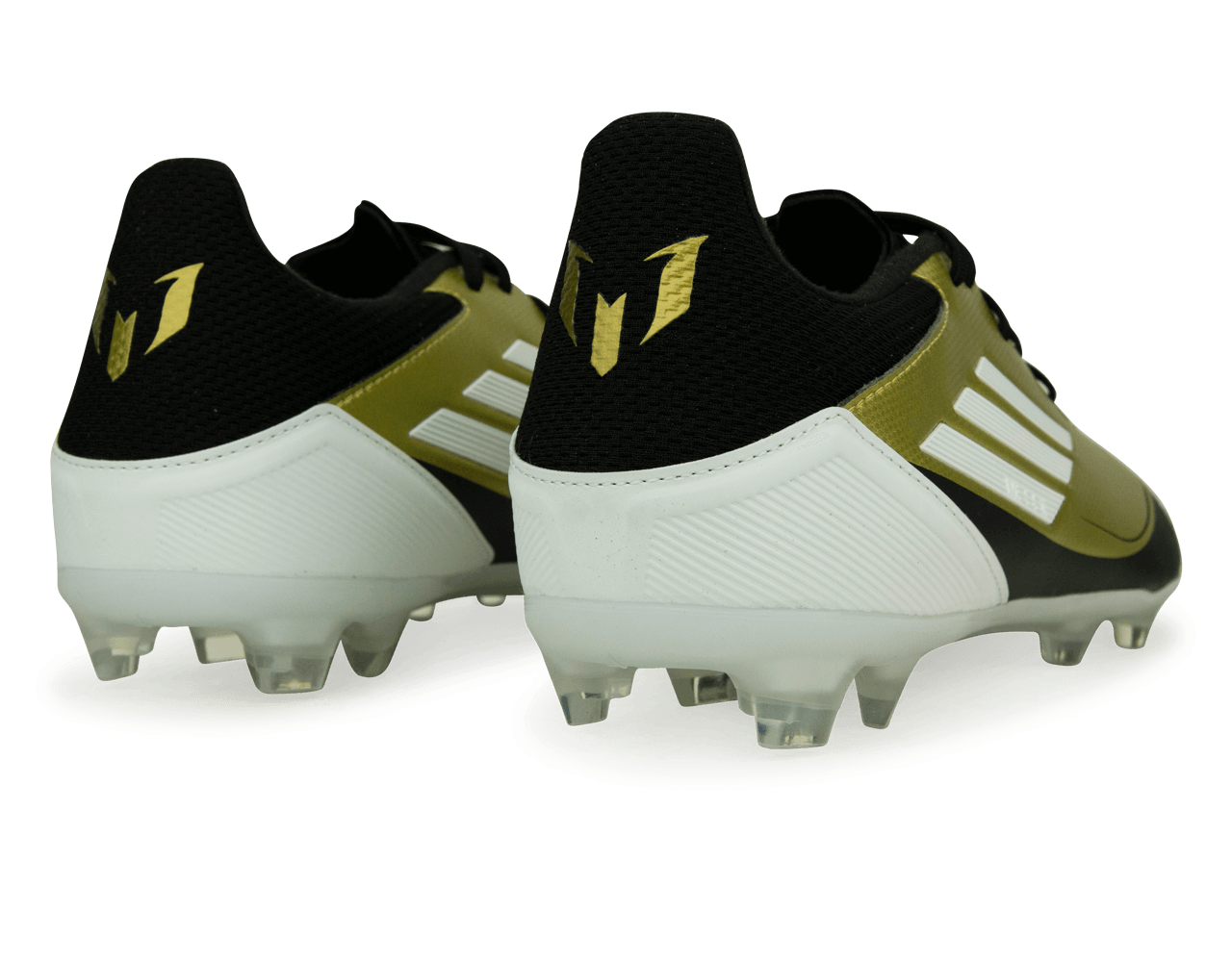 Adidas Messi F50 League FG/MG Soccer Cleats Gold Black White Men’s Size 8 adidas F50 LEAGUE FG/MG Soccer Cleats | FTWR White-Core  main image 3