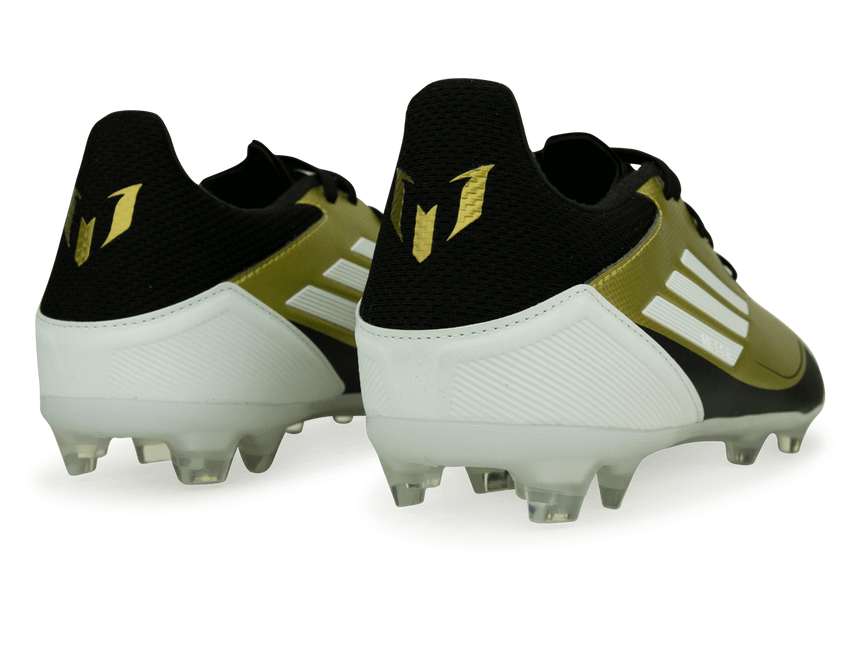 adidas Men's F50 League Messi FG/MG Gold/Black/White Rear