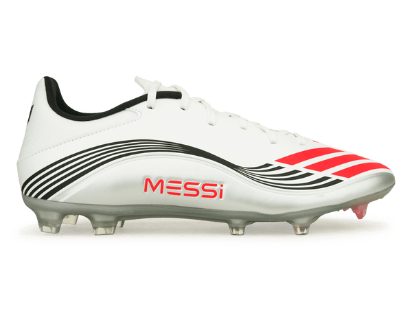  F50メッシ25.5 adidas Men's F50 League Messi FG/MG White/Red/Silver – Azteca Soccer