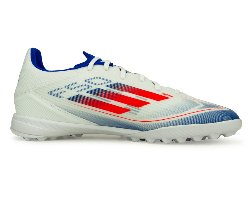 adidas Men's F50 League TF White/Lucid Blue Side