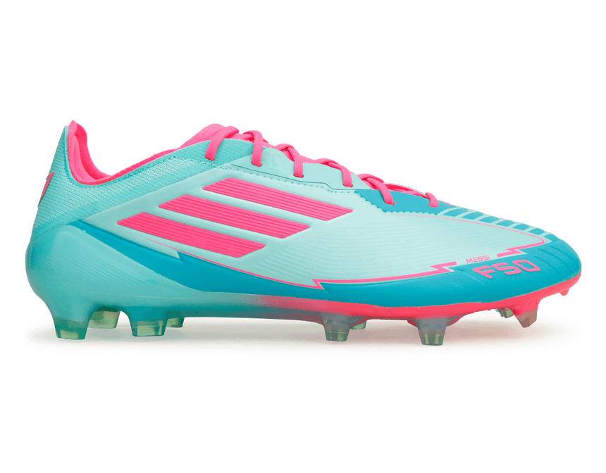 adidas Men's F50 Elite Messi FG Flash Aqua/Pink – Azteca Soccer